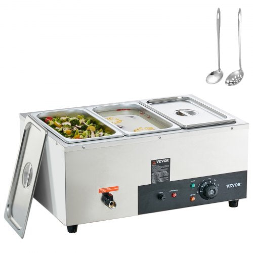 Elektrinis maisto šildytuvas VEVOR Bain Marie, 1500W