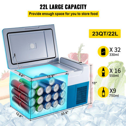Automobilinis šaldytuvas VEVOR SH-C22, 22L