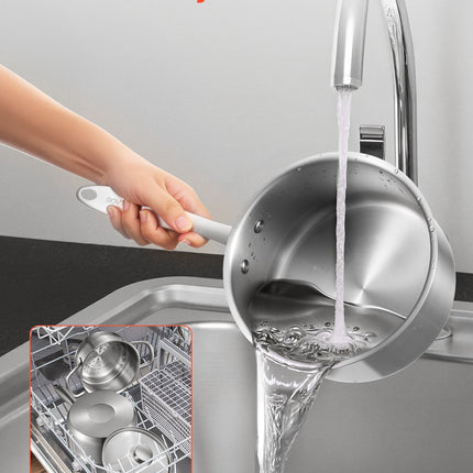 Puodas su garinimo įdėklu VEVOR CS018-3, 2,37 l