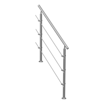 Lauko laiptų turėklai VEVOR SSH-1S-120-3, 120 cm ilgio