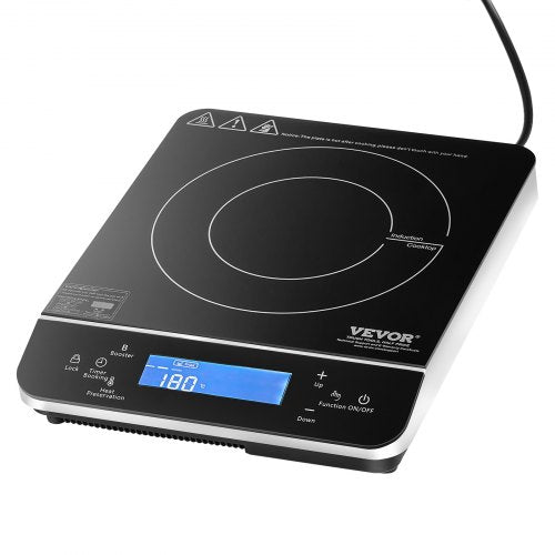 Nešiojama indukcinė kaitlentė VEVOR K1001-2, 2200 W
