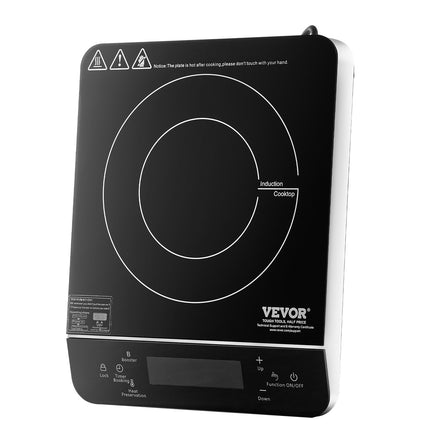 Nešiojama indukcinė kaitlentė VEVOR K1001-2, 2200 W