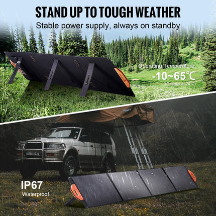 Nešiojama saulės baterija VEVOR S200, 200W