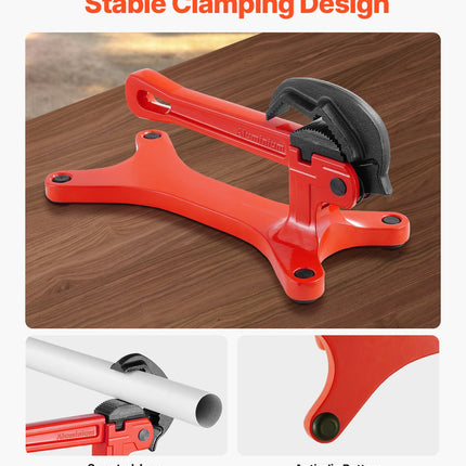 Nešiojami vamzdžių spaustuvai VEVOR RG1510, 1/8"–1-1/2" diapazonas