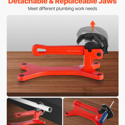 Nešiojami vamzdžių spaustuvai VEVOR RG1510, 1/8"–1-1/2" diapazonas