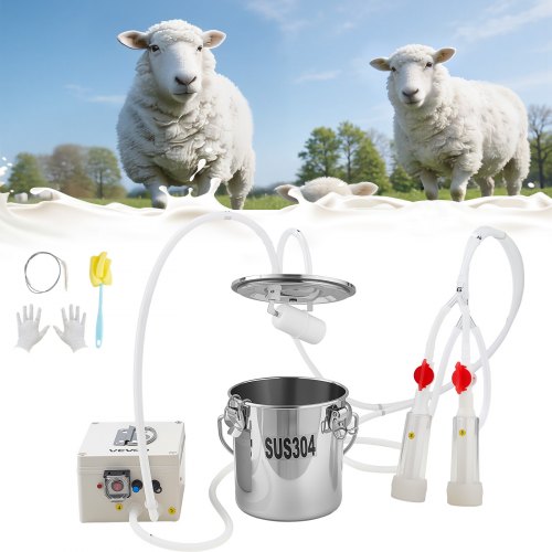 Ožkų melžimo aparatas VEVOR 9JWD-3, 3 l talpa
