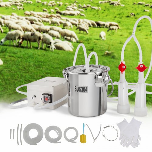 Ožkų melžimo aparatas VEVOR 9JYZ-3, 3 l talpos