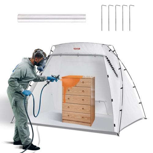 Dažymo palapinė VEVOR Portable Spray Paint Shelter, 2,3 x 1,6 x 1,6 m