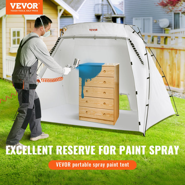 Dažymo palapinė VEVOR Portable Spray Paint Shelter, 2,3 x 1,6 x 1,6 m