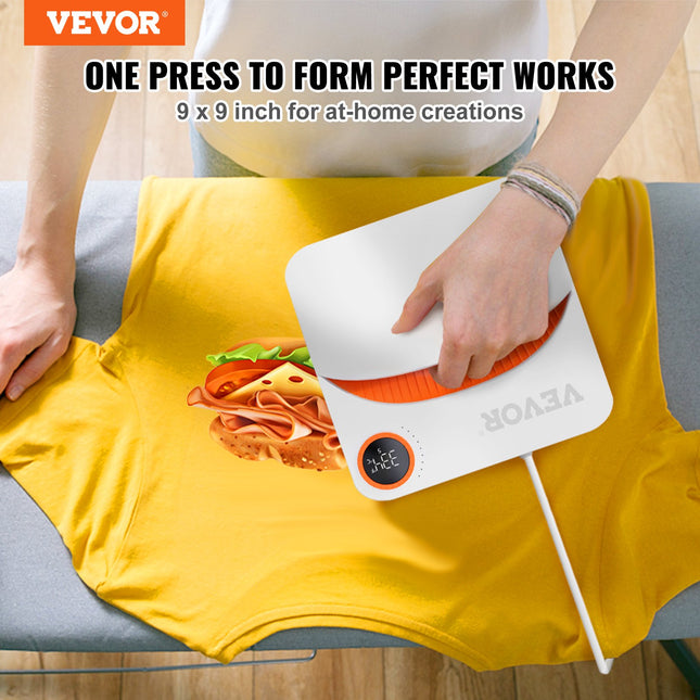 Termopresas VEVOR Easy Press, 22,8 x 22,8 cm