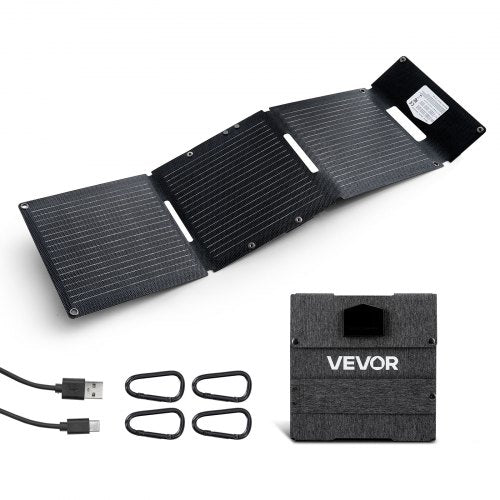 Sulankstomas saulės baterijų įkroviklis VEVOR S30, 30W