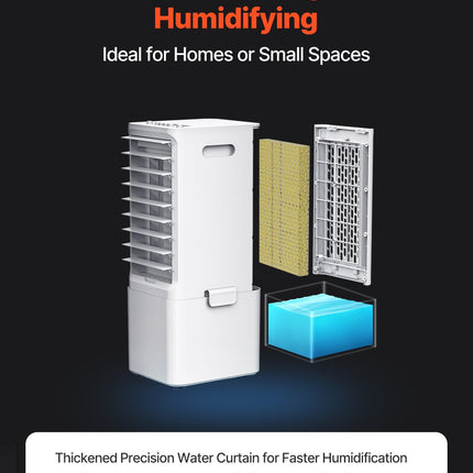 Mobilus oro aušintuvas VEVOR JH-120Y, 550 CFM oro srautas