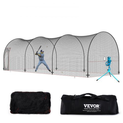 Beisbolo treniruočių narvas VEVOR YC-DJL-33*12*10ft, 10 m ilgio
