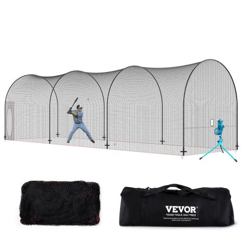 Beisbolo mušimo narvas VEVOR YC-DJL-40*12*12ft, 12,2 m ilgio