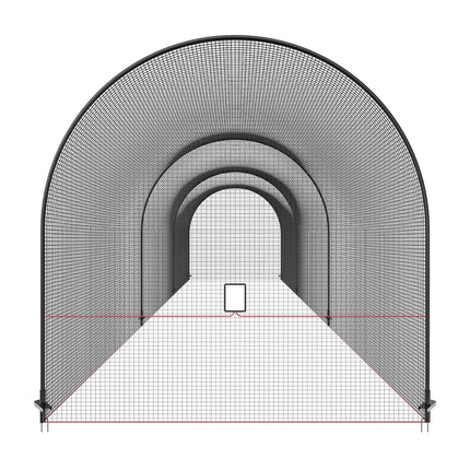 Beisbolo mušimo narvas VEVOR YC-DJL-40*12*12ft, 12,2 m ilgio