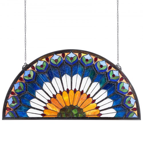 Vitražinė lango panelė VEVOR NC-SG01, 913 x 465 mm