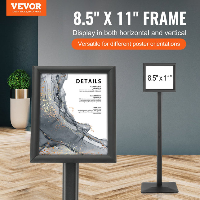 Pastatomas informacinis stovas VEVOR SW-04, 216 x 279 mm