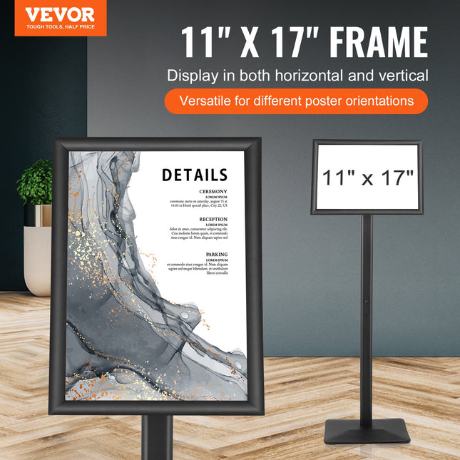 Informacinis stendas VEVOR SW-05, 11 x 17 colių