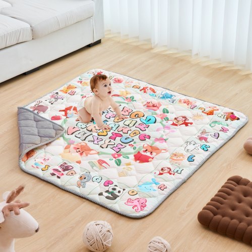 Kūdikio lavinimo kilimėlis VEVOR SS-QZL-03, 127x127 cm