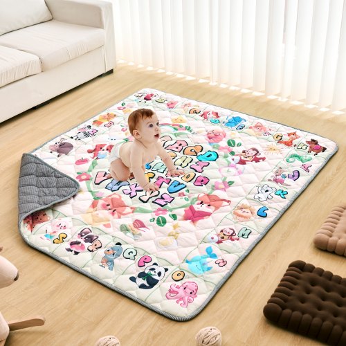 Kūdikio lavinamasis kilimėlis VEVOR SS-QZL-04, 150x180 cm