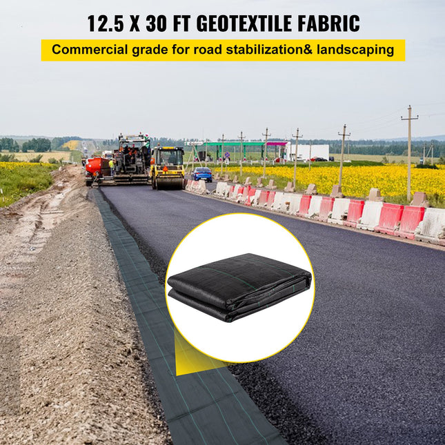 Geotekstilės audinys VEVOR TGB-3522, 3,8 x 9,15 m