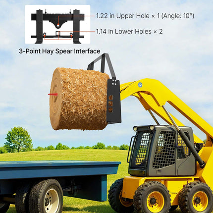 Padėklų šakės mini krautuvui VEVOR WBS-028, 1814 kg keliamoji galia