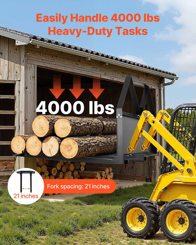 Palečių šakės VEVOR WBS-027, 1179 kg