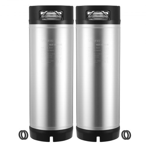 Alaus statinė (Corny Keg) VEVOR KMS001, 19 l, 2 vnt.