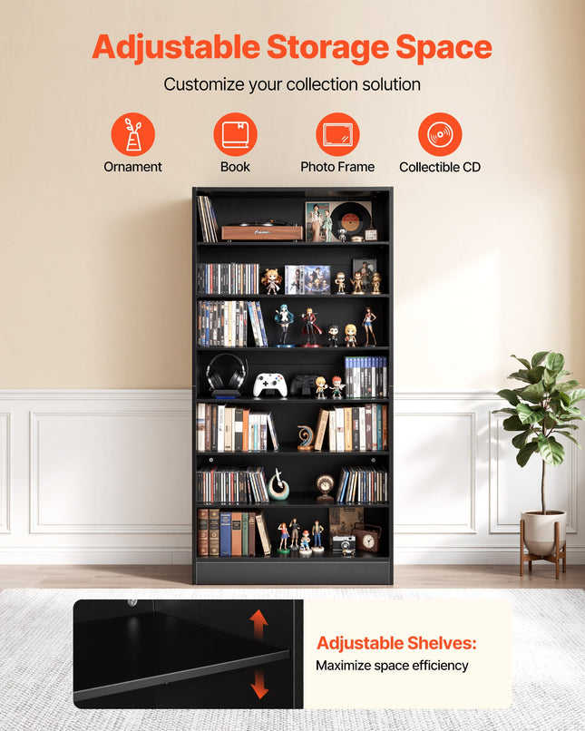Medijos laikymo spinta VEVOR DX0202-C250420S-01, 70 x 30 x 140 cm