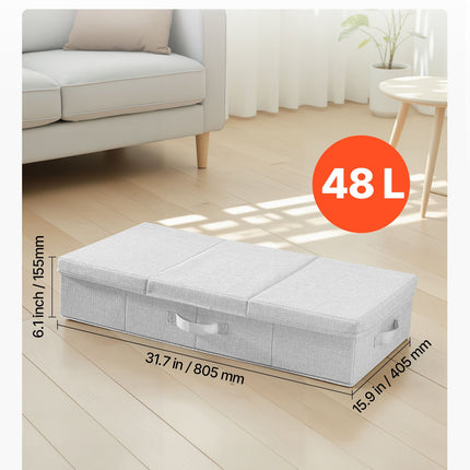 Daiktadėžės po lova VEVOR NUS-01, 48 l, 2 vnt.