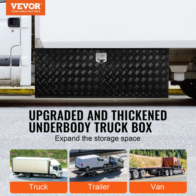 Įrankių dėžė po kėbulu VEVOR TB17-11B, 1524 x 610 x 610 mm