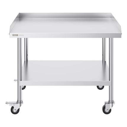Nerūdijančio plieno darbo stalas VEVOR SKT910*760J, 76,2x91,4 cm