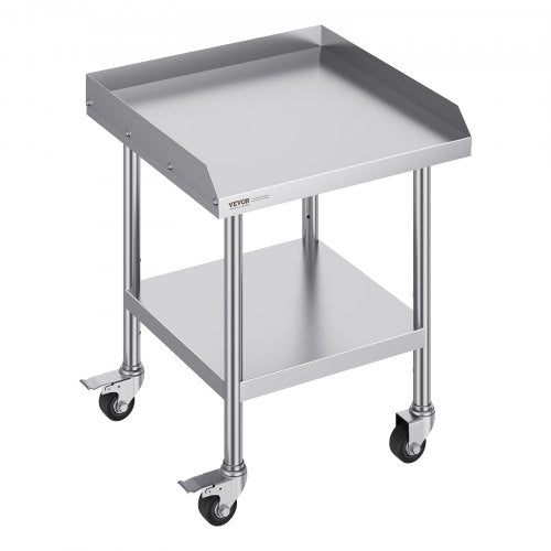 Nerūdijančio plieno darbo stalas VEVOR SKT610*610J, 61x61 cm