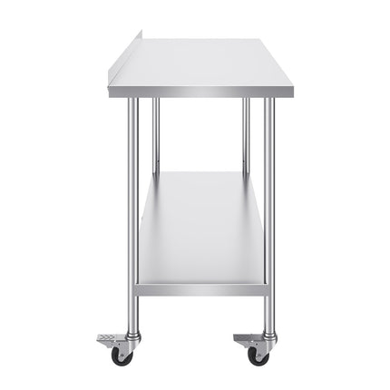 Nerūdijančio plieno darbo stalas VEVOR HETG-24*60-L, 152 x 61 cm