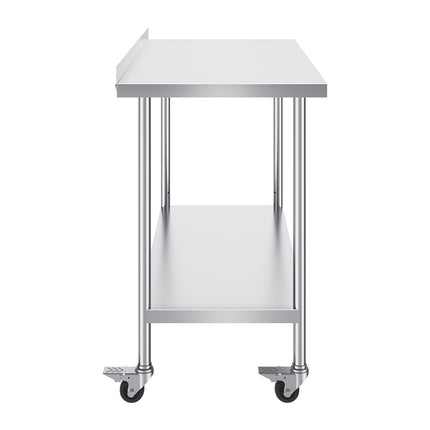 Nerūdijančio plieno darbo stalas VEVOR HETG-24*48-L, 610 x 1219 mm