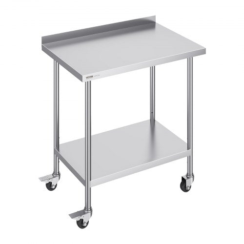 Nerūdijančio plieno darbo stalas VEVOR HETG-24*36-L, 610 x 914 mm