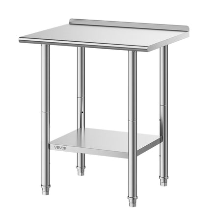 Nerūdijančio plieno darbo stalas VEVOR YH2-D-30, 61x76 cm