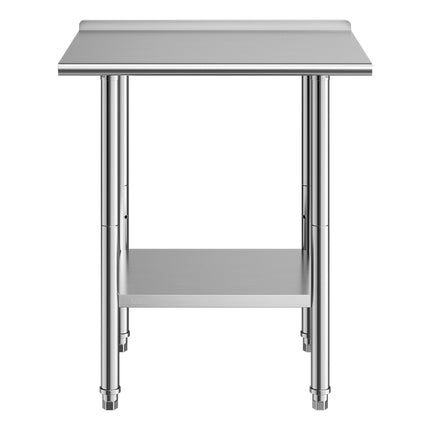 Nerūdijančio plieno darbo stalas VEVOR YH2-D-30, 61x76 cm