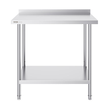 Nerūdijančio plieno darbo stalas VEVOR HET-24*36-L, 610 x 914 mm