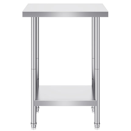 Nerūdijančio plieno darbo stalas VEVOR HET-24*18, 610 x 457 x 864 mm