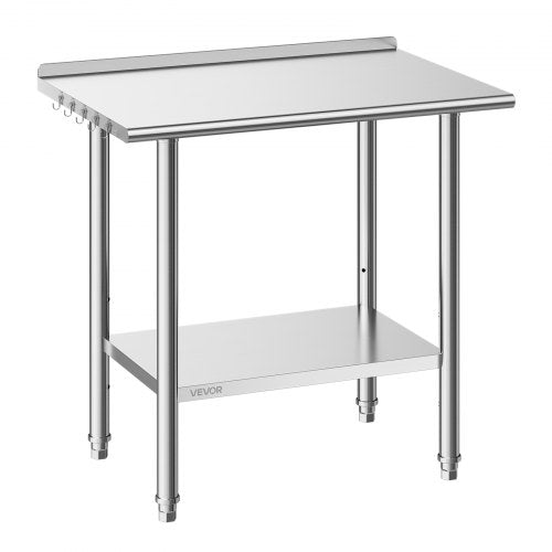 Nerūdijančio plieno darbo stalas VEVOR YH2-D-36, 61x91,5 cm