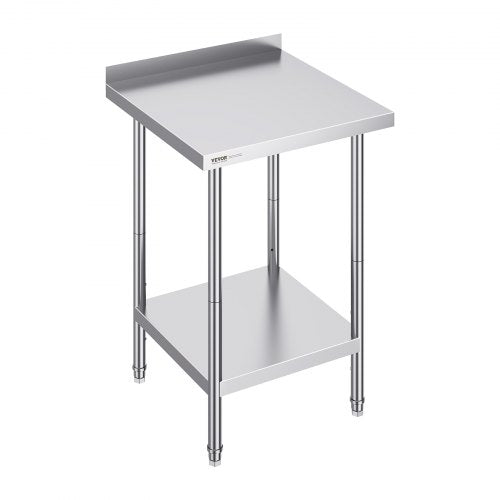 Nerūdijančio plieno darbo stalas VEVOR GZT610*610TH, 610 x 610 mm