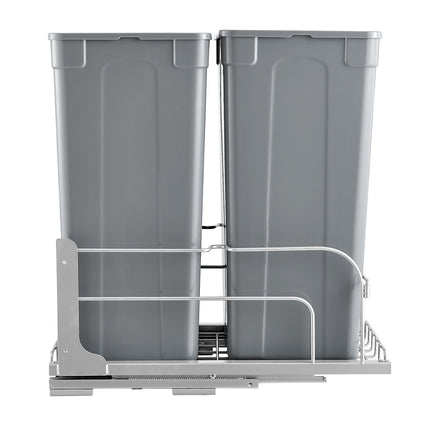 Ištraukiama šiukšliadėžė VEVOR BB-LM50L02, 2 x 47 l