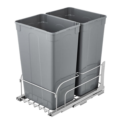Ištraukiama šiukšliadėžė VEVOR BB-LM50L02, 2 x 47 l