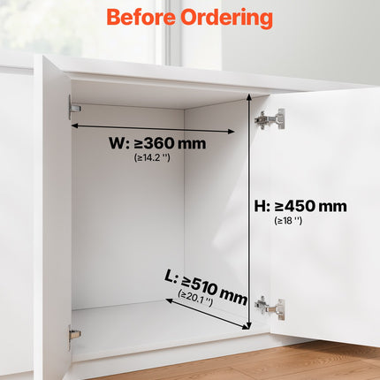 Ištraukiama šiukšliadėžė VEVOR DB-20L02, 2 x 20 l talpa