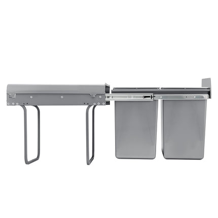 Ištraukiama šiukšliadėžė VEVOR DB-20L02, 2 x 20 l talpa