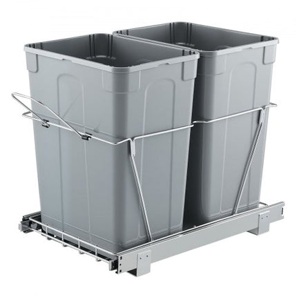 Ištraukiama šiukšliadėžė VEVOR CH-LS35L02, 2 x 33 l talpos