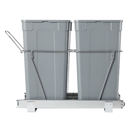 Ištraukiama šiukšliadėžė VEVOR CH-LS35L02, 2 x 33 l talpos