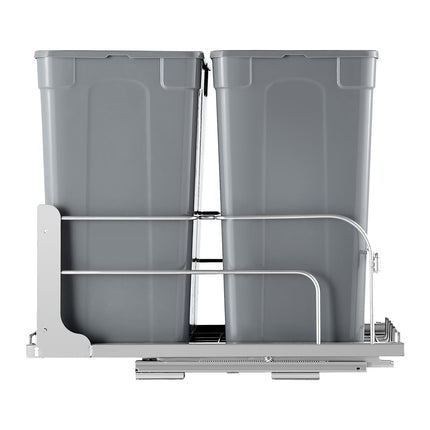 Ištraukiama šiukšliadėžė VEVOR BB-LM35L02, 2 x 33 l