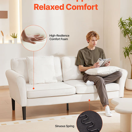 Dvivietė sofa VEVOR GDS0203-2, 176 cm